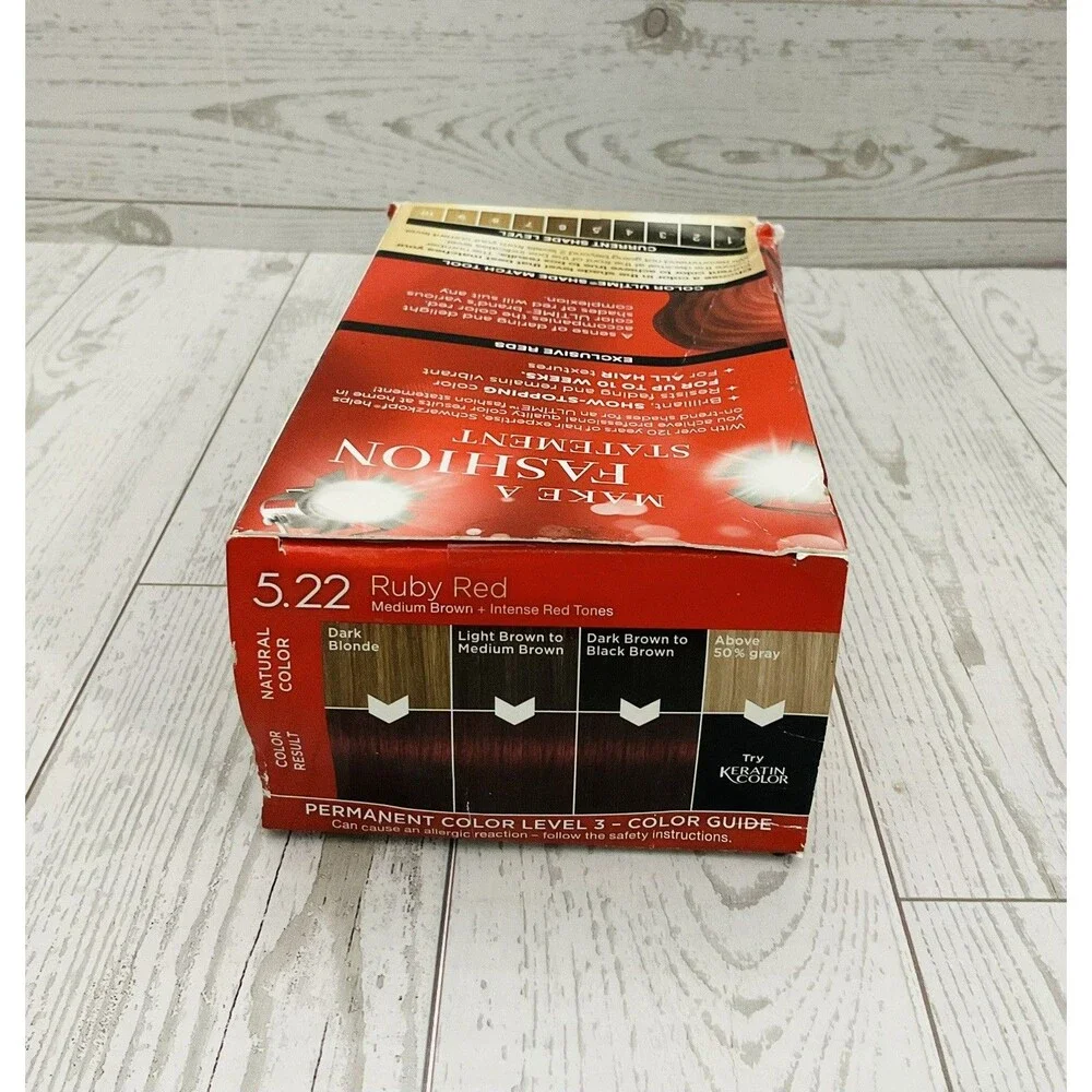 Schwarzkopf Color Ultime Permanent Hair Color 5.22 Ruby Red